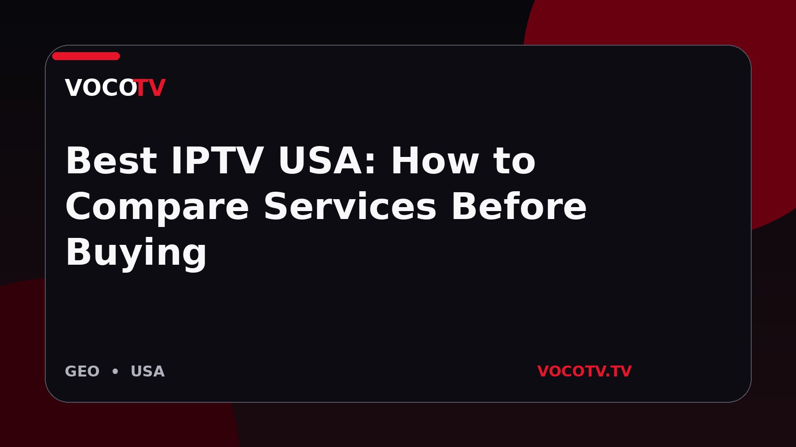 Best IPTV USA: How to Compare Services Before Buying