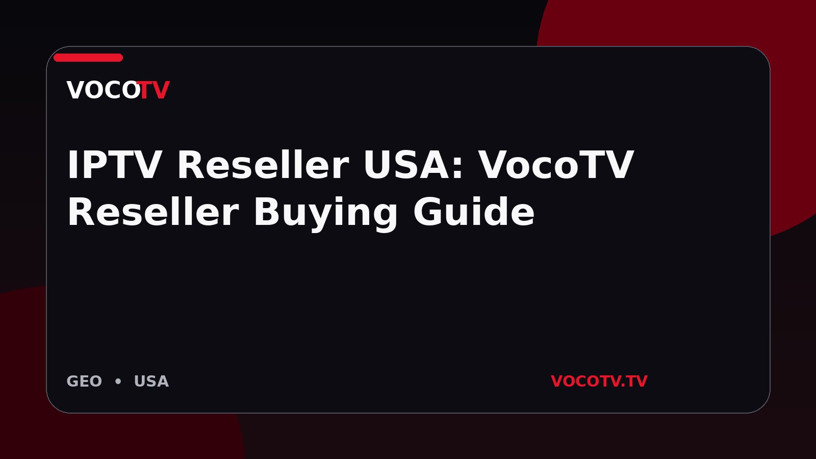 IPTV Reseller USA: VocoTV Reseller Buying Guide