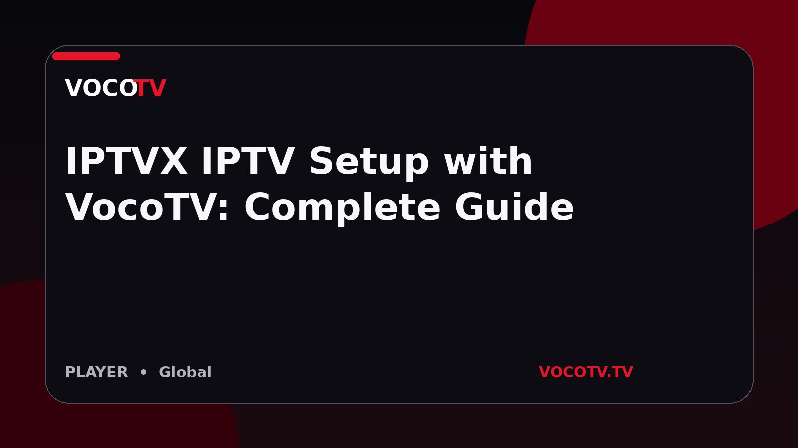 IPTVX IPTV Setup with VocoTV: Complete Guide