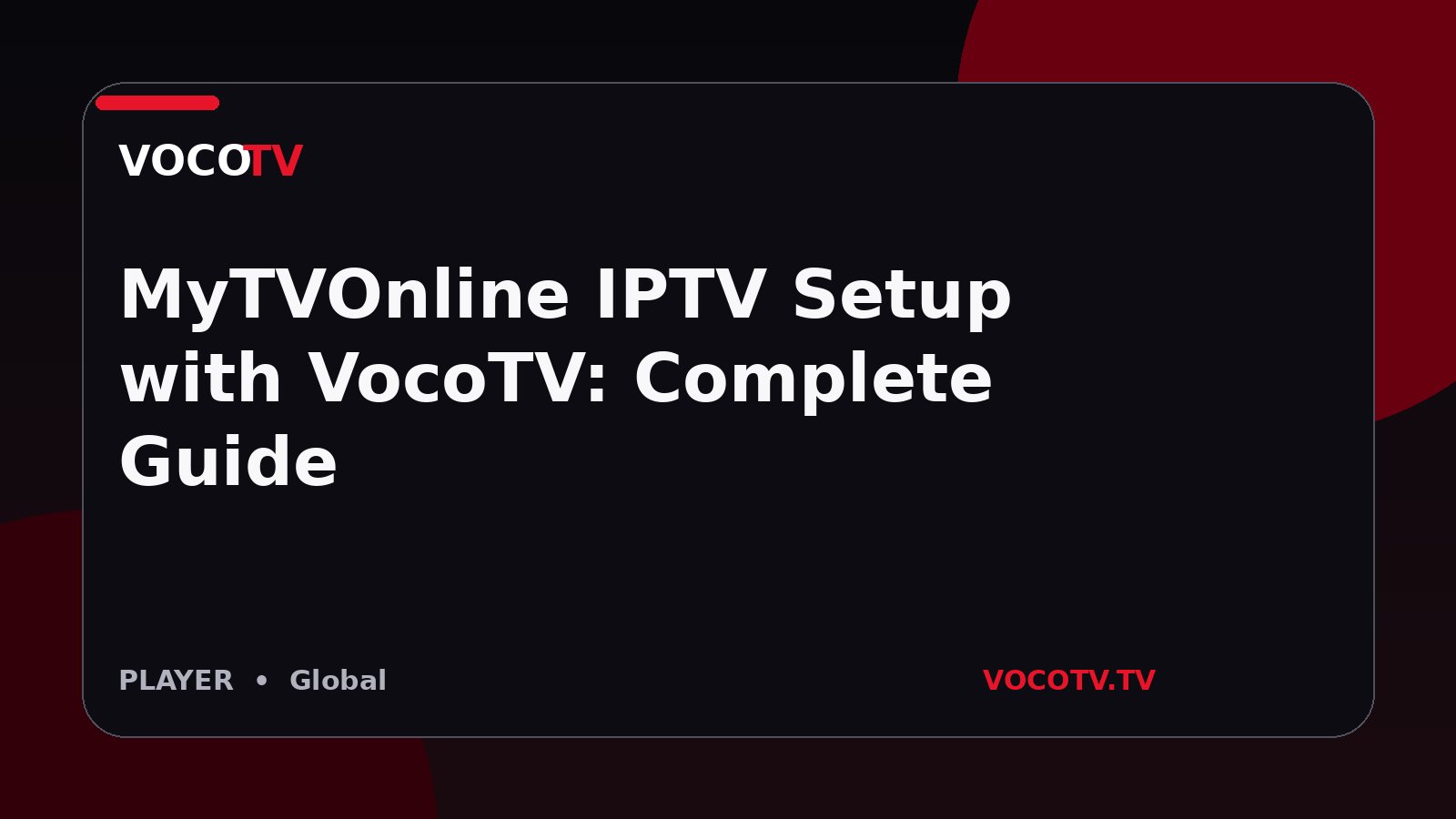 MyTVOnline IPTV Setup with VocoTV: Complete Guide