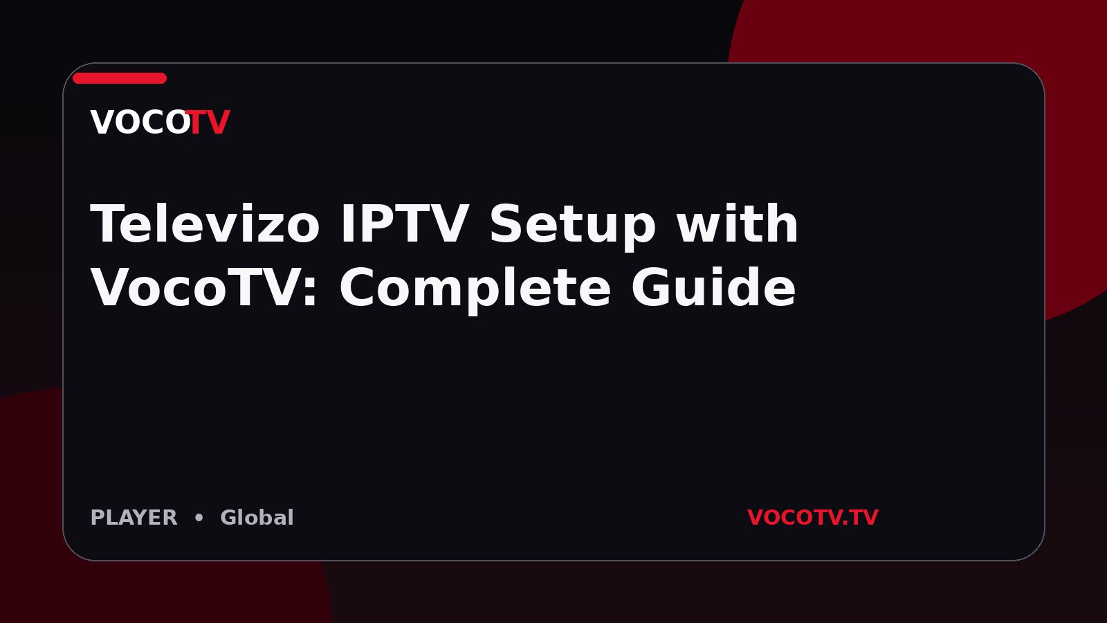 Televizo IPTV Setup with VocoTV: Complete Guide