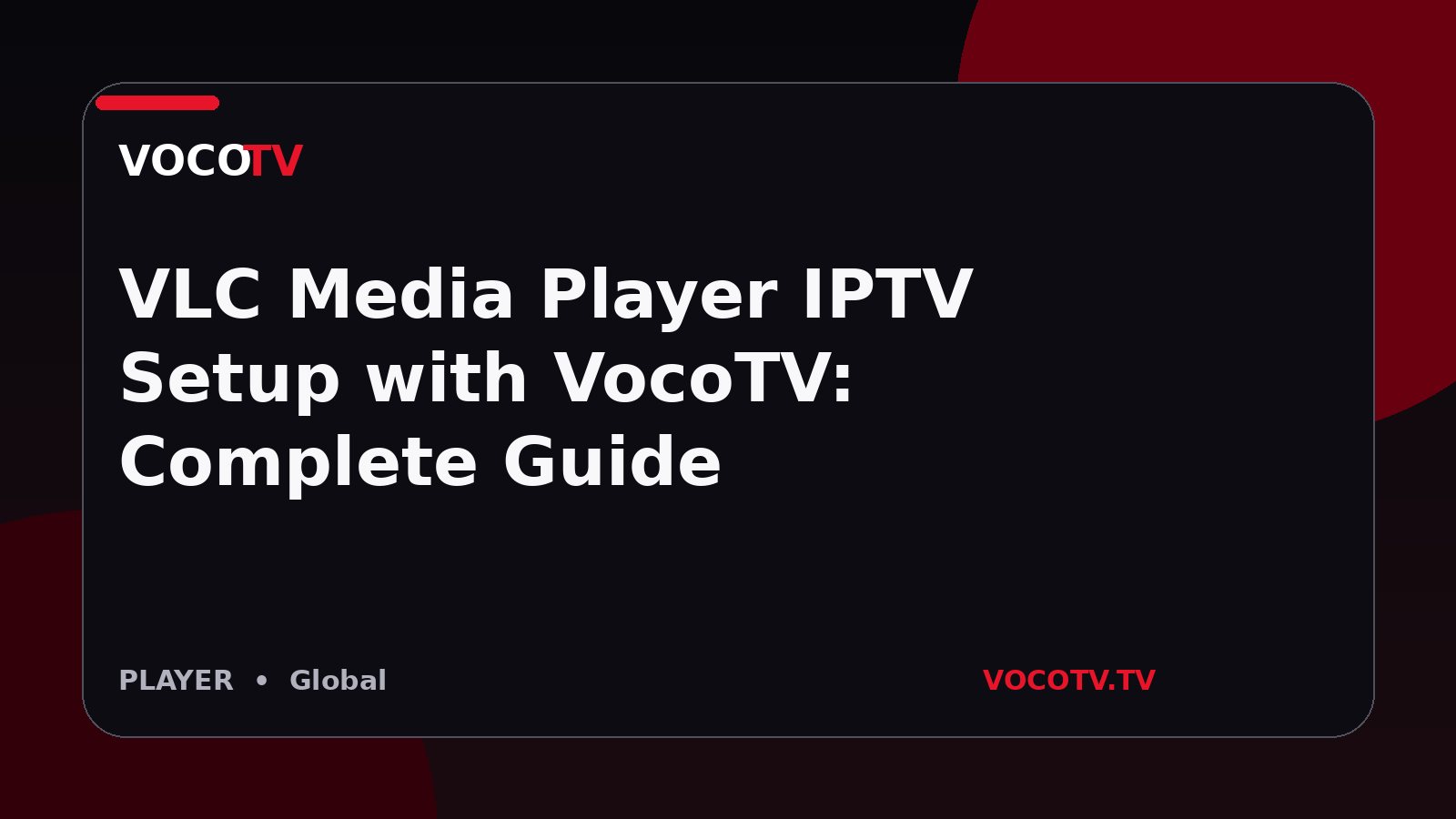 VLC Media Player IPTV Setup with VocoTV: Complete Guide