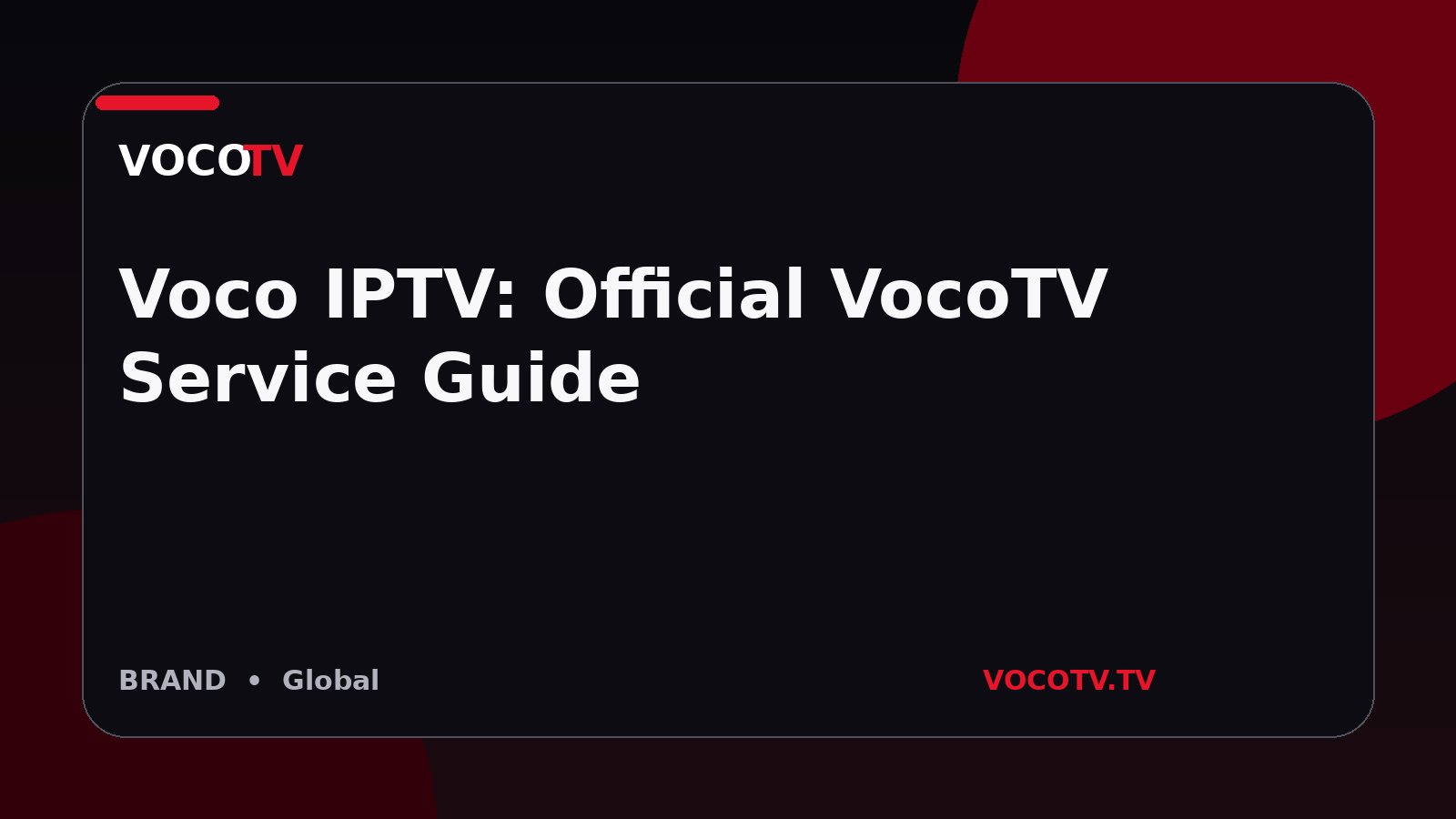 Voco IPTV: Official VocoTV Service Guide