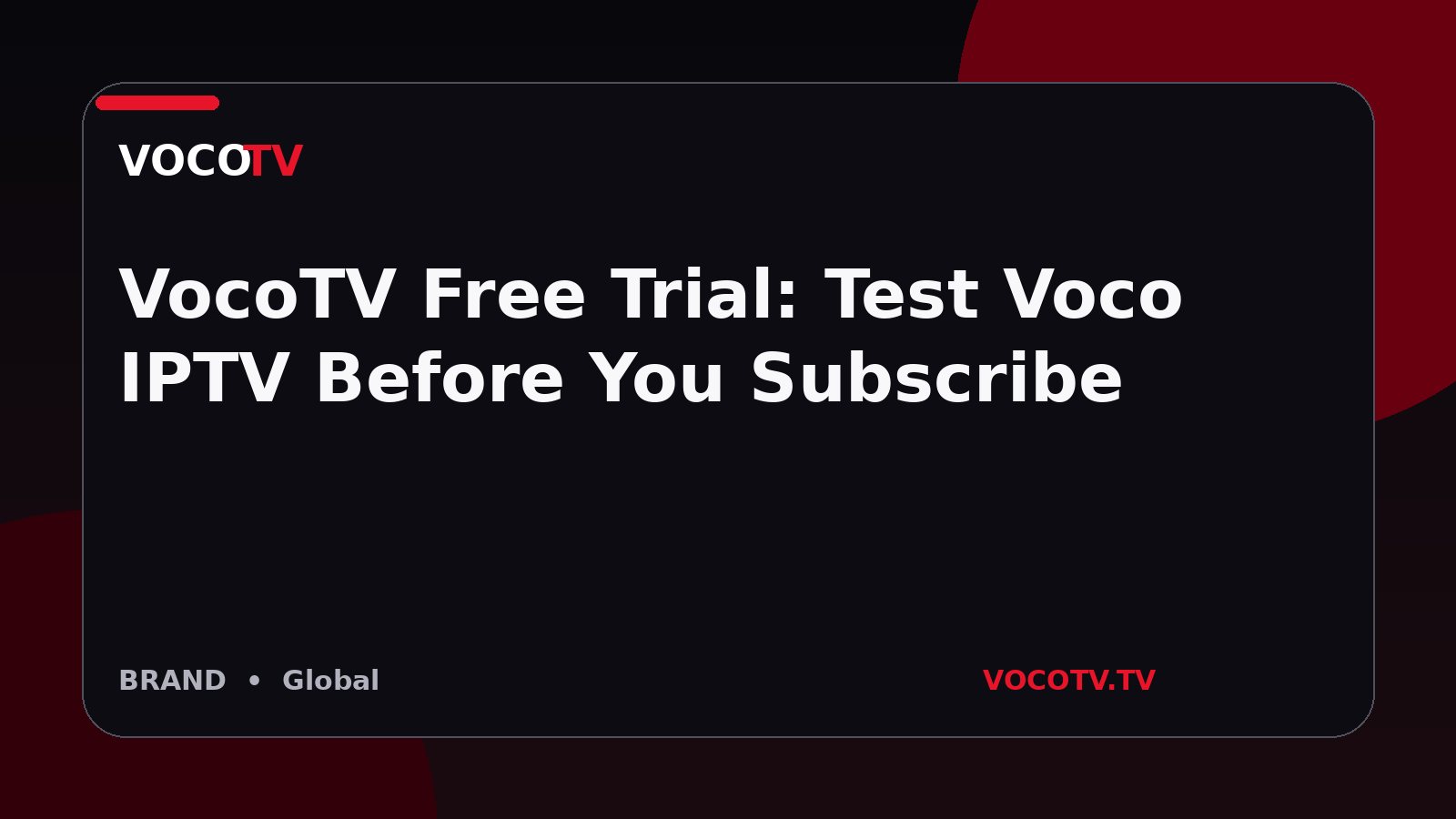 VocoTV Free Trial: Test Voco IPTV Before You Subscribe